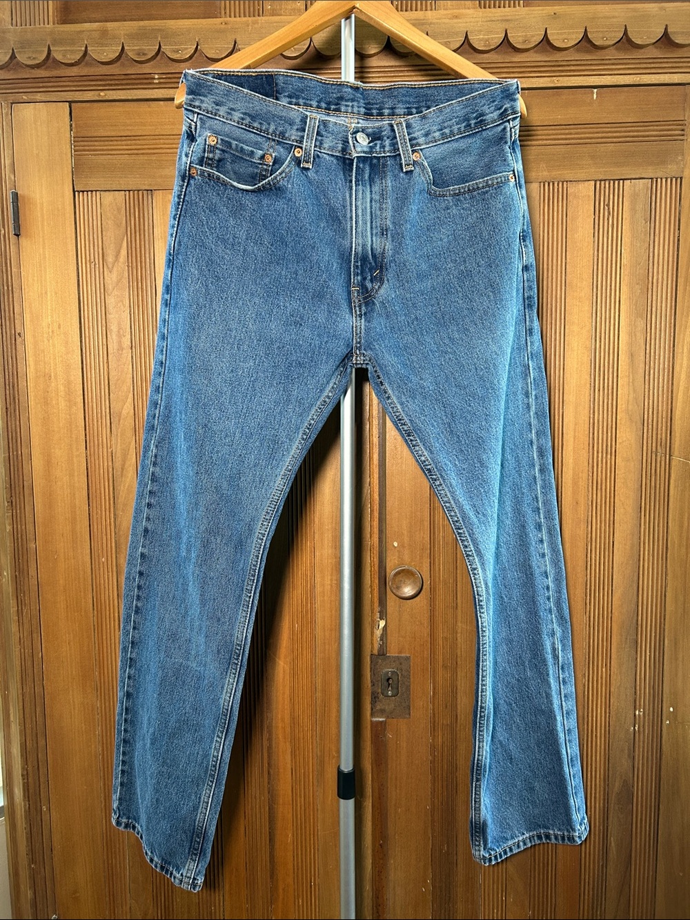 Levi’s 505 Men's Blue Denim Jeans Zipper Front Size 32x32